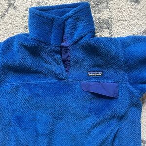 Patagonia royal blue retool fleece